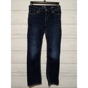 Women's Silver Suki Super stretch Slim boot sz 28/31